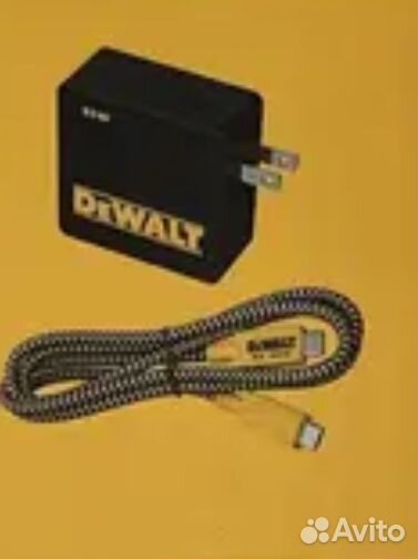 Блок питания usb type C, 65W DeWalt