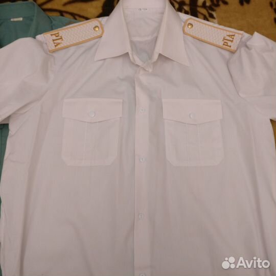 Рубашка фисташковая 182 112/44