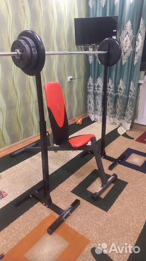 Скамья для жима и пресса бу