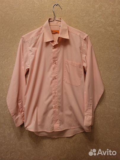 Рубашка розовая 146 рост