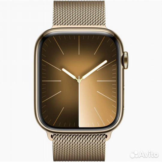 Apple Watch Series 9 45mm Gold Stainless Steel Cas