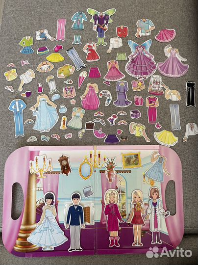 Магнитная игра «одень куклу»