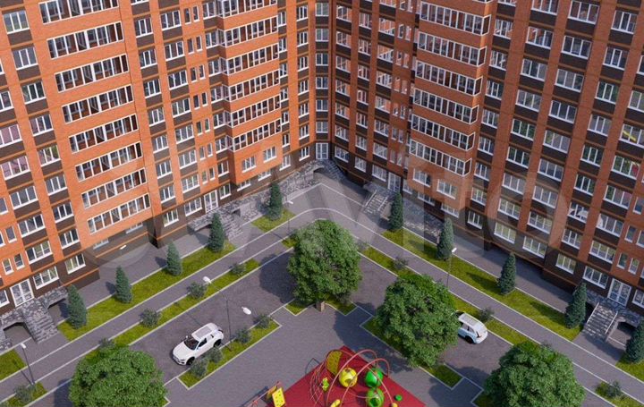 2-к. квартира, 66 м², 4/14 эт.