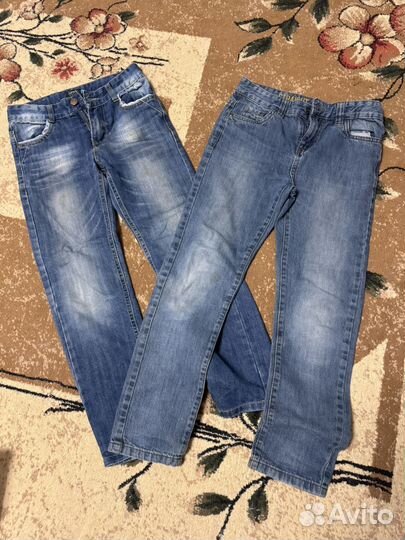 Джинсы на мальчика 134