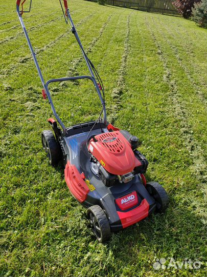 Немецкая газонокосилка бензиновая самоходная Al-KO