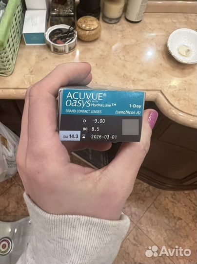 Acuvue oasys 1 day контактные линзы -9.0