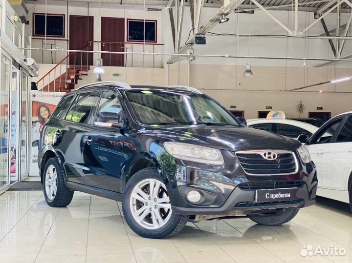 Hyundai Santa Fe 2.2 AT, 2010, 167 000 км