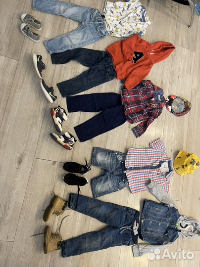 Пакет одежды и обуви на мальчика