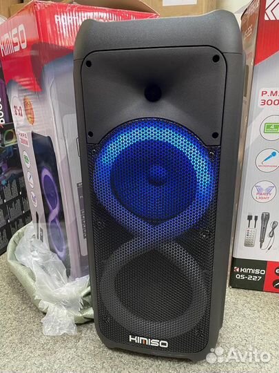 Напольная Bluetooth колонка 30W, караоке, микрофон