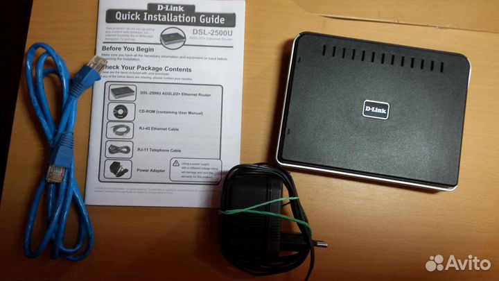 Модем d-link dsl-2500u