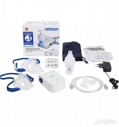 Ингалятор / небулайзер компрессорный omron