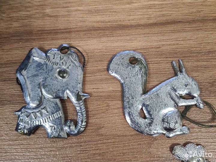 Елочные игрушки СССР картонаж