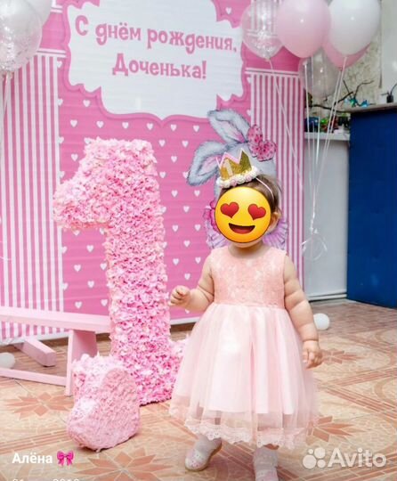 Платье для девочки 80
