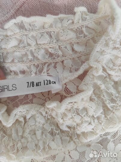 Блузка школьная 128