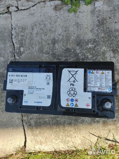Аккумулятор Mercedes E-class 92 Ah