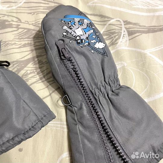 Варежки краги зимние на 1-2 года