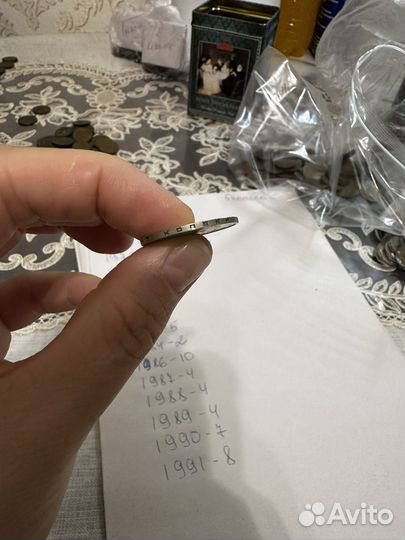 Коллекционные монеты СССР 5 копеек