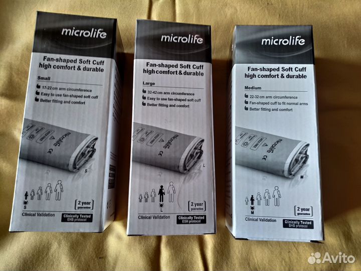 Манжета для тонометра Microlife, размер S, M, L