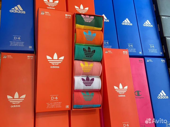 Носки Nike Adidas в коробке