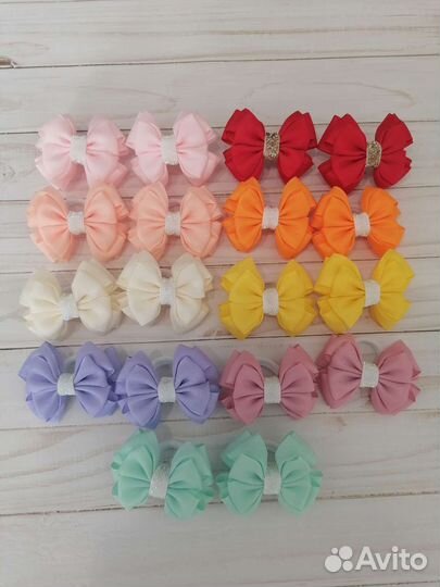 Бантики Резинки для волос
