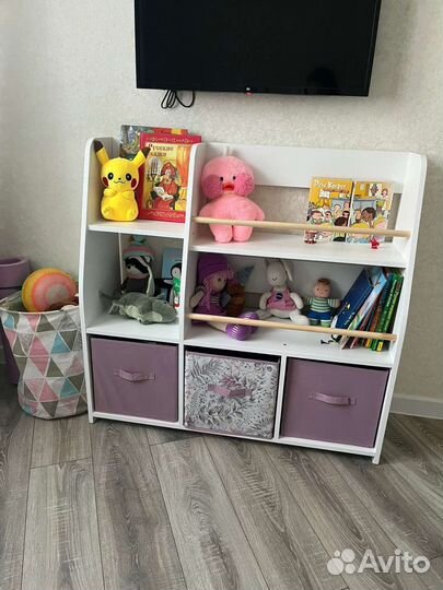 Стеллаж для игрушек и книг