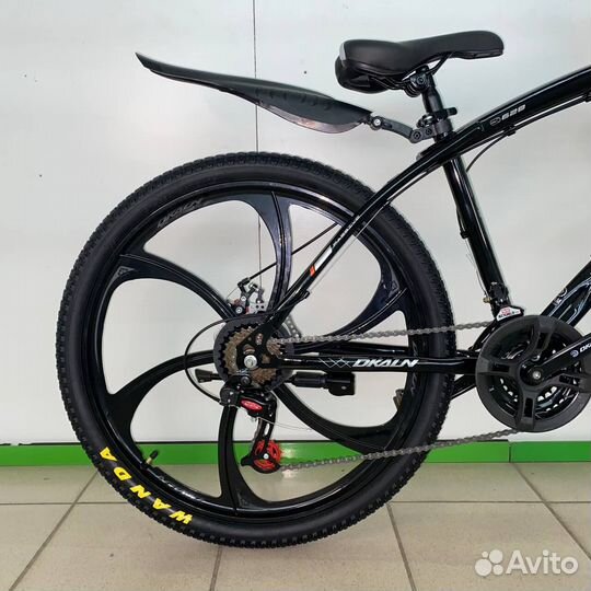 Горный велосипед с литыми черный