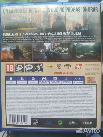 Mafia definitive edition ps4