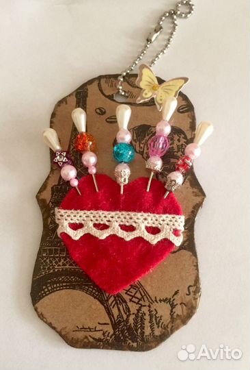 Чехол для ножниц и счетные иголки