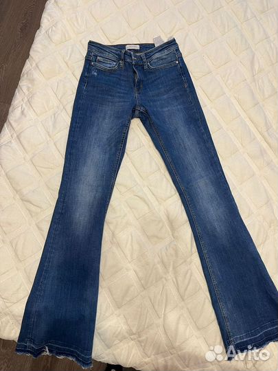 Джинсы клеш zara