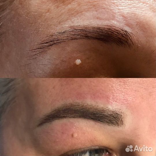 Перманентный макияж, пудровые брови, межресничка