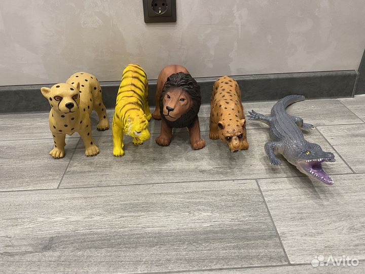 Резиновые игрушки, тигр