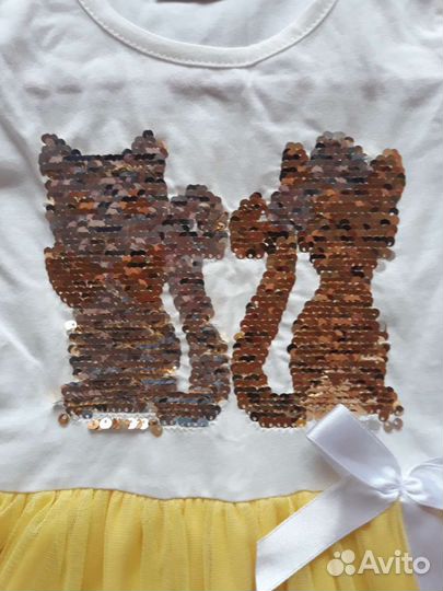 Платье для девочки 122-128