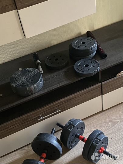 Набор штанга и гантели