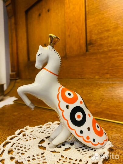 Статуэтка СССР Цирковая лошадка Вербилки редкая