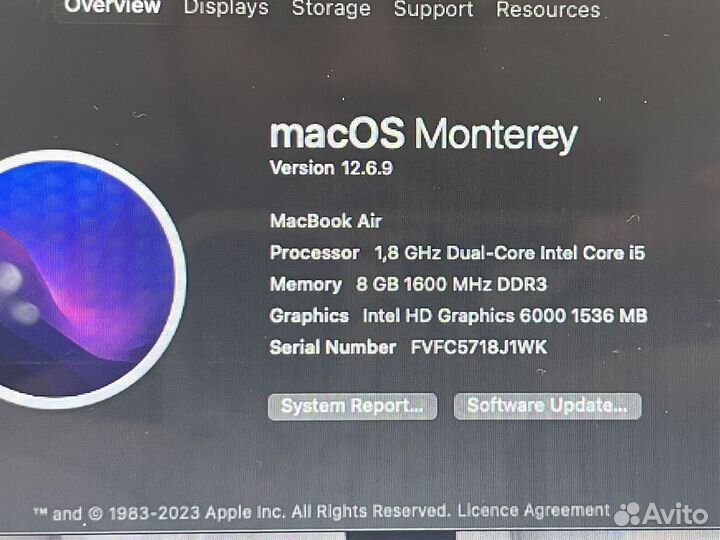 Macbook air 2017