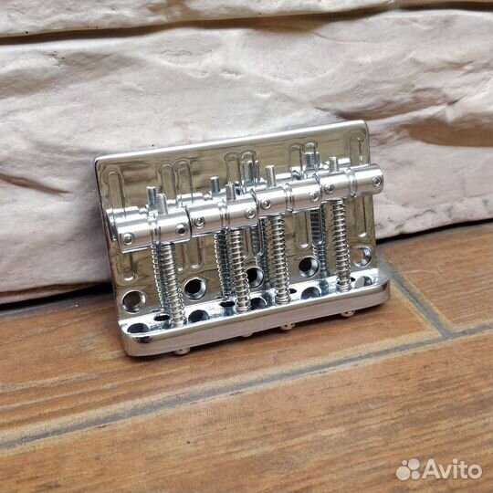 Новый бридж для бас-гитары под 4 струны типа Gotoh