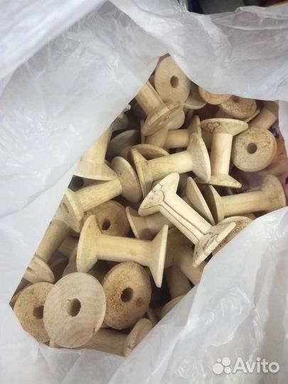 Катушки деревянные