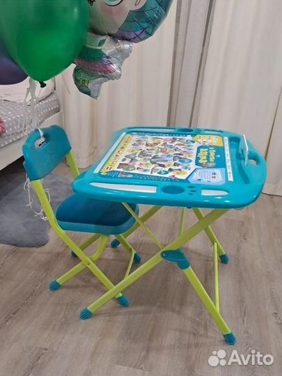 Детский стол и стул для дошколят