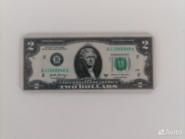 Магнитики на холодильник. Деньги США