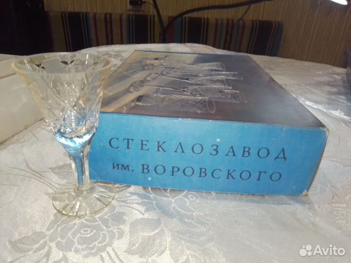 Хрустальные рюмки на ножке СССР