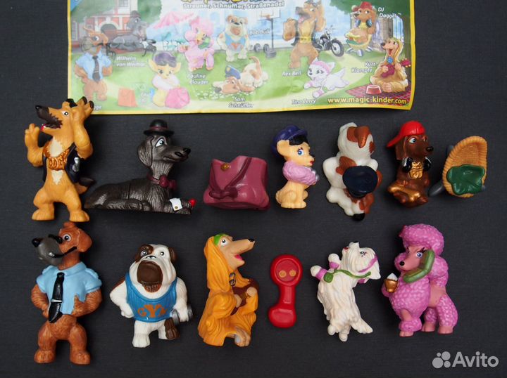 Киндер сюрприз Слоны цирк, Лисы, Городские собаки