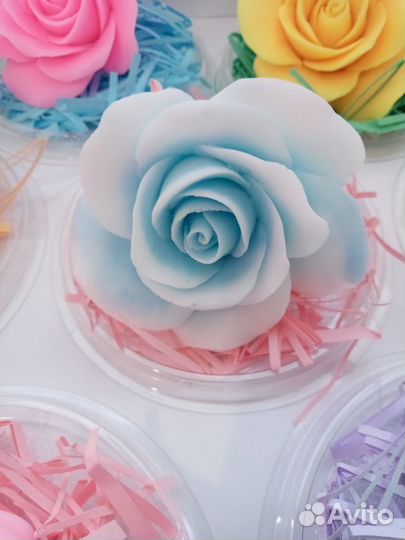 Роза из мыла в колбе, подарок на день рождение