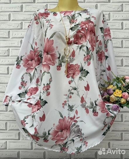 Новые блузки-туники