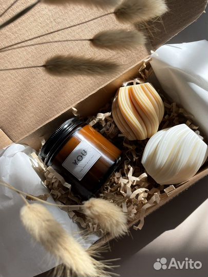 Подарочный Набор соевых свечей