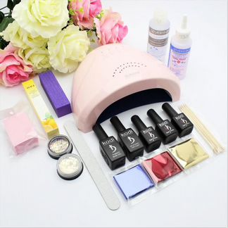 Стартовый набор для маникюра с лампой 48 Вт