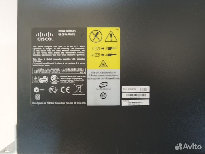 Коммутатор Cisco MDS 9124 DS-C9124-1-K9
