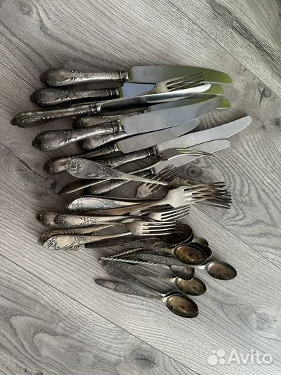 Столовые приборы мельхиор
