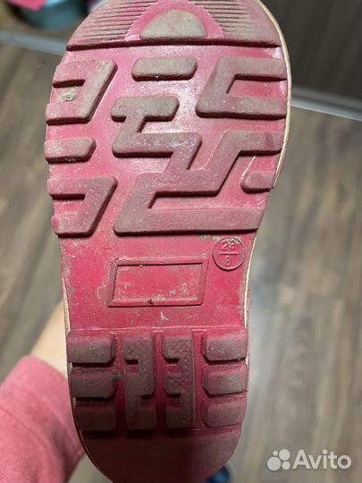 Детские резиновые сапоги