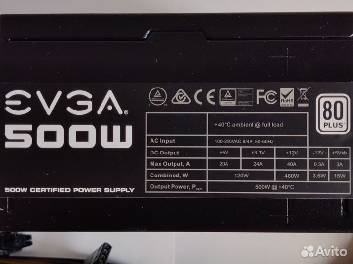 Блок питания evga 500W