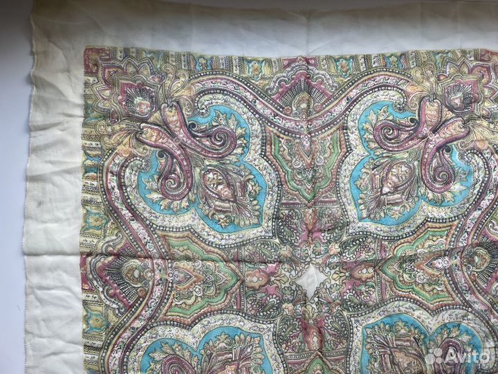 Платок шейный женский шелковый